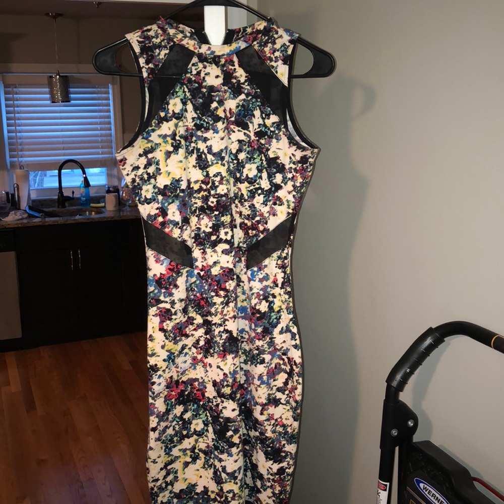 Mid length floral dress